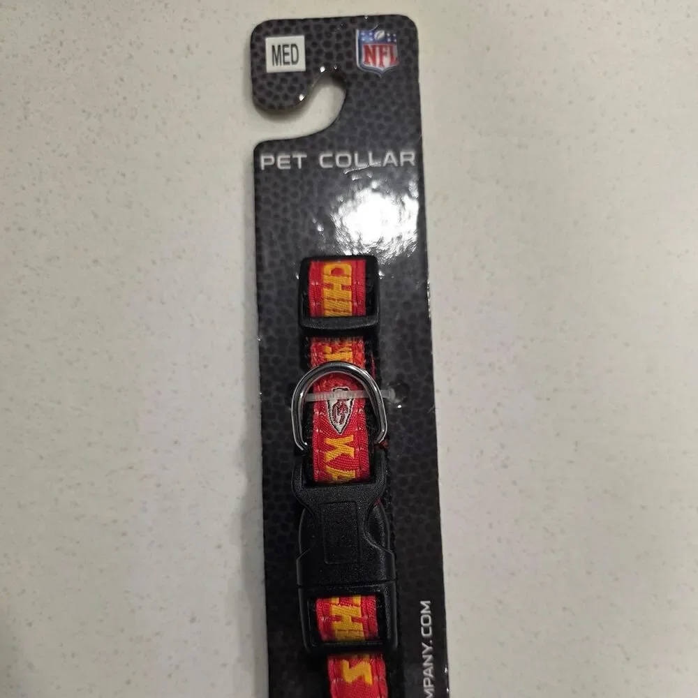 NFL Kansas City Chiefs Dollar Collar Medium NEW